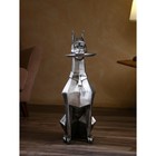 Подставка для мелочей "Собака", полистоун, 75 см, серебро, Иран, 1 сорт - фото 10511777
