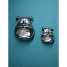 Набор настенных фигур "Собака", полистоун, 25 см, серебро, Иран, 1 сорт - фото 9283826
