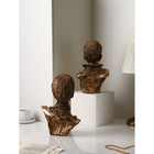 Набор Фигур "Бюст женщины", полистоун, 34 см, золото, Иран, 1 сорт - фото 22238356