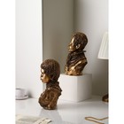 Набор Фигур "Бюст женщины", полистоун, 34 см, золото, Иран, 1 сорт - фото 22238357