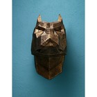 Настенная фигура «Голова собаки», полистоун, 35 см, цвет золото - фото 44779299