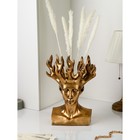 Садовая фигура "Огненная дева", полистоун, 50 см, золото, 1 сорт, Иран, 1 сорт - фото 10512028