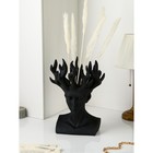 Садовая фигура "Огненная дева", полистоун, 50 см, черное, 1 сорт - фото 10831305