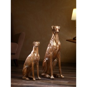 Набор садовых фигур "Собака", полистоун, 75 см, 1 сорт, Иран