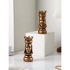 Набор фигур "Шахматная фигура", полистоун, 21 см, 2 шт, золото, Иран, 1 сорт - фото 10513075