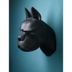 Фигура "Голова собаки", полистоун, 71 см, чёрный матовый, Иран, 1 сорт - фото 2128053