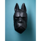 Фигура "Голова собаки", полистоун, 71 см, чёрный матовый, Иран, 1 сорт - Фото 2