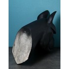 Фигура "Голова собаки", полистоун, 71 см, чёрный матовый, Иран, 1 сорт - Фото 5