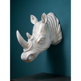 Фигура 'Голова носорога', полистоун, 71 см, 1 сорт, Иран