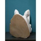 Фигура «Голова носорога», полистоун, 71 см, цвет белый - фото 22239749