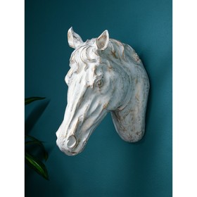 Настенная фигура "Голова коня", полистоун, 60 см, 1 сорт, Иран