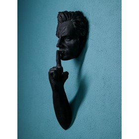 Фигура "Фантом", полистоун, 70 см, матово-чёрный, Иран, 1 сорт
