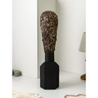 Фигура «Лицо», полистоун, 82 см, цвет чёрно-золотой - фото 22239815