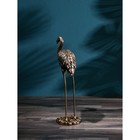 Фигура «Фламинго», полистоун, 82 см, цвет золото - фото 24479090