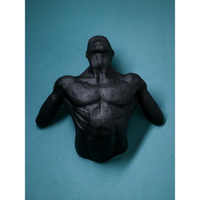 Фигура "Фантом", полистоун, 85 см, чёрный матовый, Иран, 1 сорт - фото 1907726671