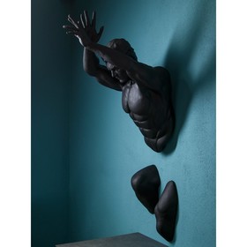 Фигура "Фантом", полистоун, 150 см, матово-чёрный, Иран, 1 сорт