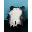 Настенная фигура «Голова льва», полистоун, 50 см, цвет чёрный матовый - фото 22239856