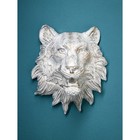 Настенная фигура "Голова льва", полистоун, 50 см, 1 сорт, Иран - фото 10513520
