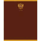 Тетрадь 48 листов в линейку на скрепе, Государственный символ, мелованный картон, МИКС - фото 24341278