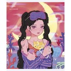 Тетрадь 96 листов в клетку на гребне "Анимэ", обложка мелованный картон,выборочный лак, скругленные углы, МИКС (комплект 2 шт) - фото 22239955