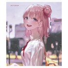 Тетрадь 96 листов в клетку на гребне "Анимэ", обложка мелованный картон,выборочный лак, скругленные углы, МИКС (комплект 2 шт) - фото 22239957