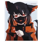 Тетрадь 96 листов в клетку на гребне "Анимэ", обложка мелованный картон,выборочный лак, скругленные углы, МИКС (комплект 2 шт) - фото 22239958