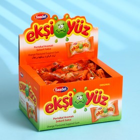 Жевательная резинка "EKSIYÜZ" со вкусом апельсина 3,5 г