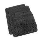 EVA-коврики автомобильные, универсальные, М (малолитражка), без окантовки, черные, набор - Фото 1