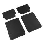 EVA-коврики автомобильные, универсальные, М (малолитражка), без окантовки, черные, набор - Фото 5