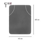 EVA-коврики автомобильные, универсальные, М (малолитражка), окантовка, серые, набор - Фото 2