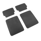 EVA-коврики автомобильные, универсальные, М (малолитражка), окантовка, серые, набор - Фото 5