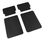 EVA-коврики автомобильные, универсальные, L (средний размер), без окантовки, черные, набор - Фото 5