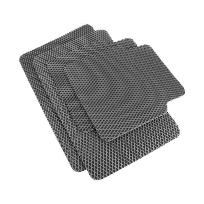 EVA-коврики автомобильные, универсальные, XL (джип, минивен), без окантовки, серые, набор - Фото 1