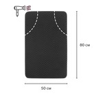 EVA-коврики автомобильные, универсальные, XL (джип, минивен), окантовка, черные, набор - Фото 2