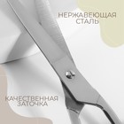 Ножницы портновские, 8", 20,3 см, цвет серебряный, УЦЕНКА - Фото 2