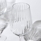 Набор бокалов для вина Columba Optic, стеклянный, 400 мл, 6 шт - фото 4380277