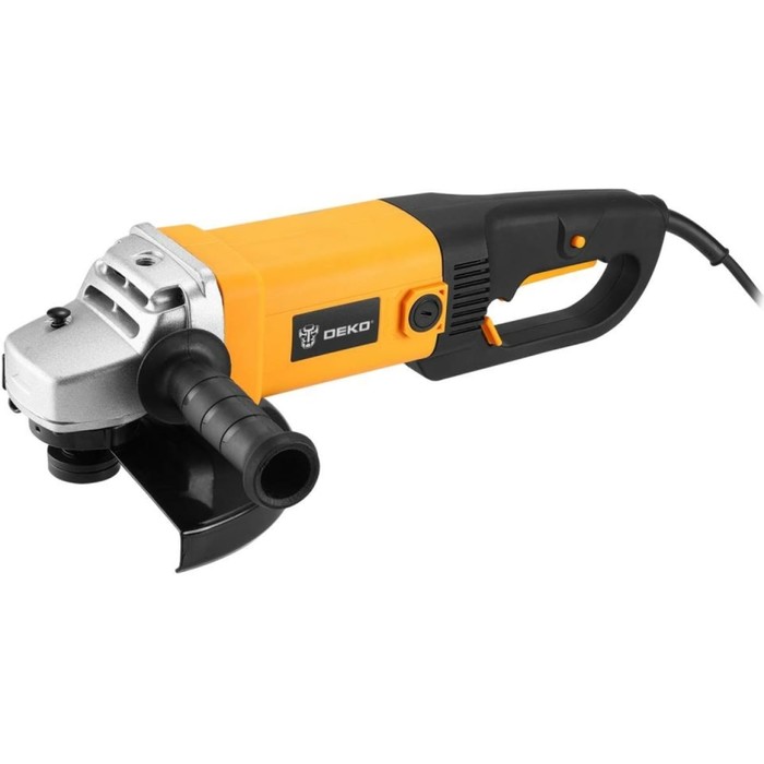 Шлифмашина угловая DEKO DKAG2450-230 сетевая 230 мм 2450 Вт плавный пуск 6300 обмин 716000₽