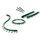 Бордюр, 100 × 8 × 5,8 см, пластик, зелёный, ГеоПластБорд - Фото 4