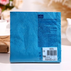 

Салфетки бумажные Art Bouquet Морской Барокко, 33х33, 3 слоя, 16 листов