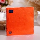 Салфетки бумажные Art Bouquet Оранжевый Барокко, 33х33, 3 слоя, 16 листов - фото 10514718