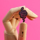 Значок деревянный «Змеиный характер», 1,9 х 3,5 см - Фото 5