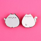 Значки деревянные, неразлучники «Мир Дружба Жвачка», 2 шт., 8 х 12 см. - Фото 4