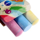 Мелки цветные, JUMBO, 3 шт., длина — 105 мм, диаметр — 24 мм, в картонной упаковке - Фото 2