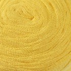 Плюшевая пряжа для вязания крючком YarnArt, Ribbon, 40% полиэстер, 60% хлопок, 125 м/250 г, (764 жёлтый) 9672094 - фото 319931128