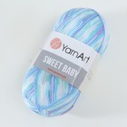 Пряжа "Sweet Baby" 100% акрил 300м/100г (903 бирюза-сирень) 9465087 - фото 22241181