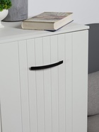 Ручка-скоба мебельная ТУНДРА STANDART, м/о 128 мм, цвет черный 9415491