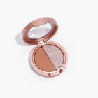 Профессиональная палетка теней для век, 2 цвета - Фото 3