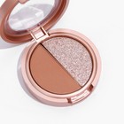 Профессиональная палетка теней для век, 2 цвета - Фото 4