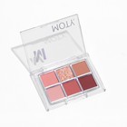 Профессиональная палетка теней для век, 6 цветов - Фото 4