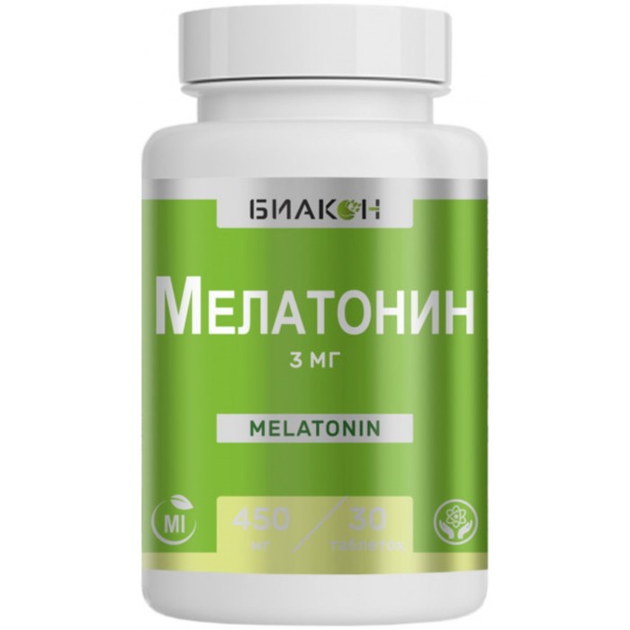 Мелатонин, от бессонницы, для хорошего сна, 30 таблеток